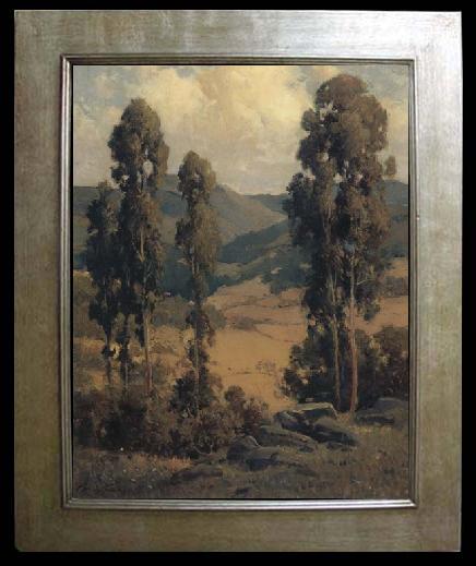 framed  unknow artist California landscape, Ta109